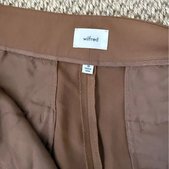 Wilfred Tan Trousers Size 16 - Picture 4 of 5